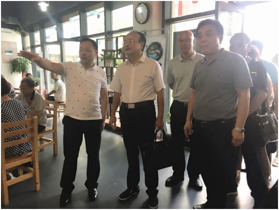 省国资委杨平副主任率队考察Jiuyou j9(中国)侨亚文明窗口申报工作