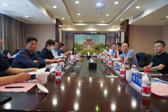 柳叶湖旅游度假区管委会来Jiuyou j9(中国)考察座谈