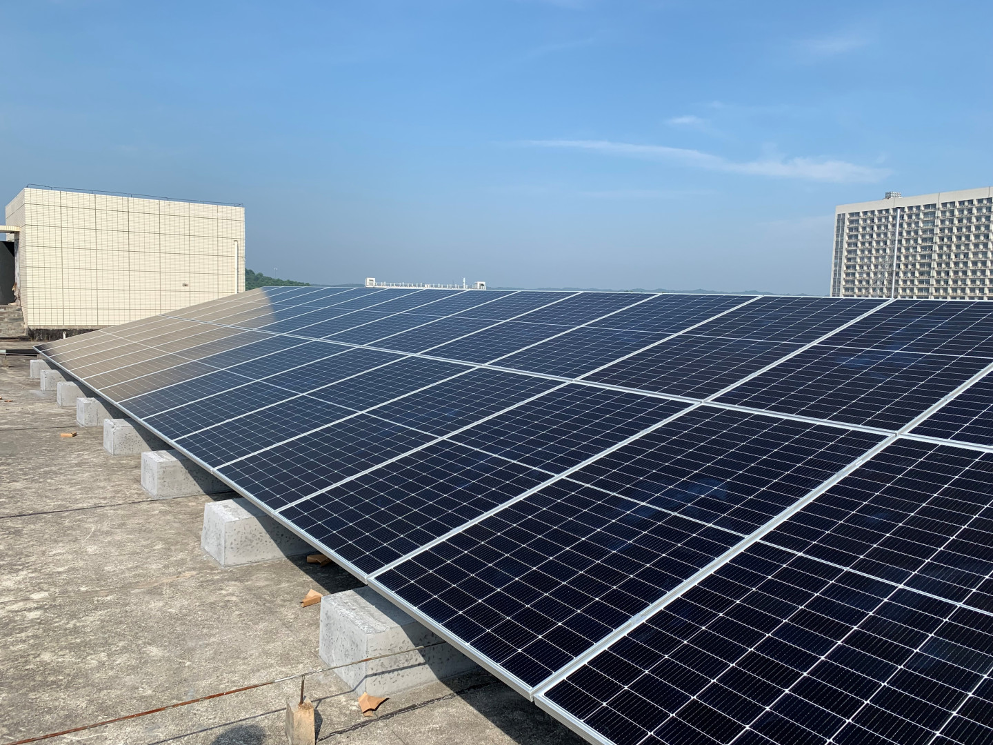 南洲项目首批光伏方阵成功并网发电 南洲项目首批光伏方阵成功并网发电