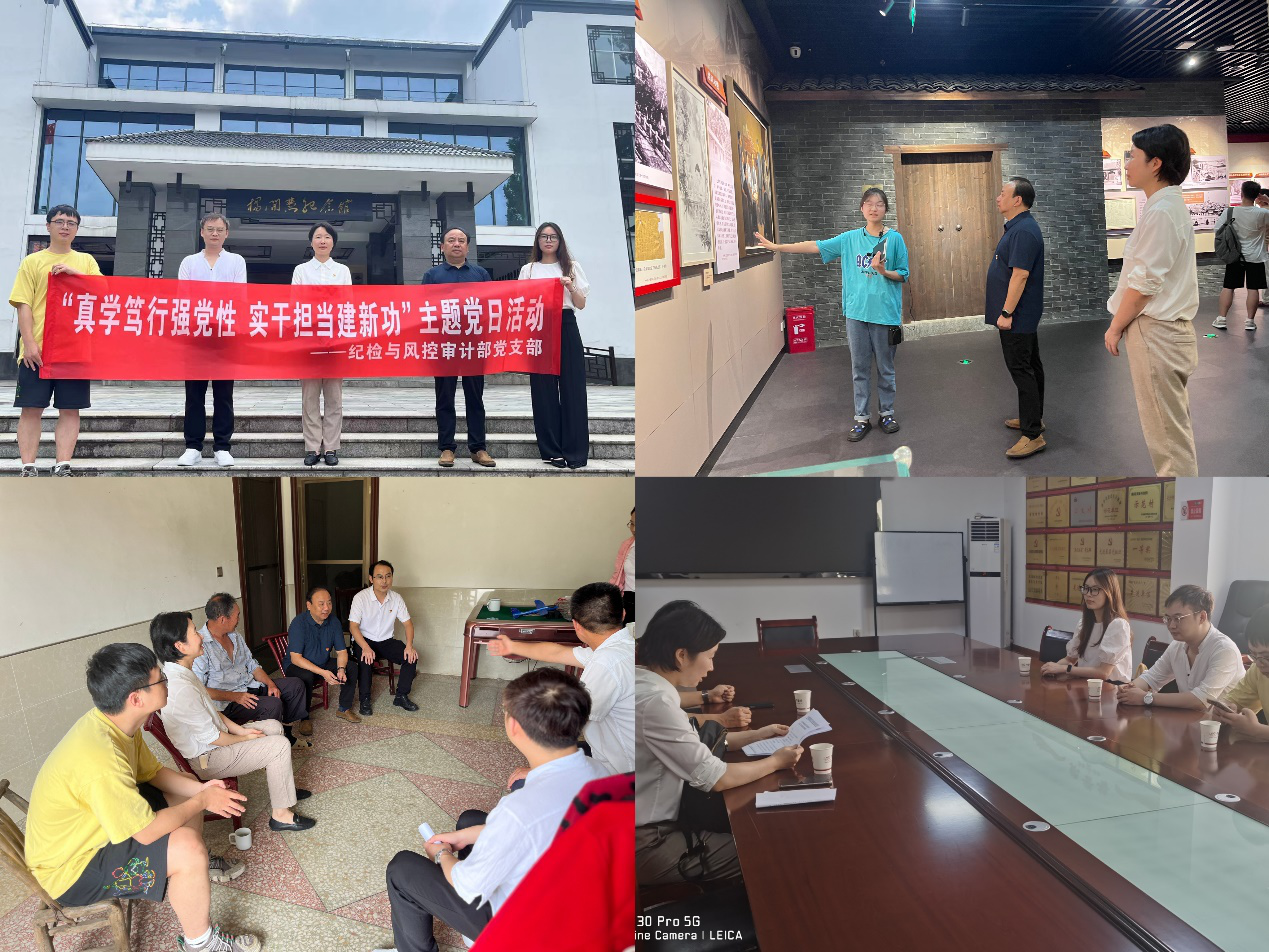 Jiuyou j9(中国)纪检与风控审计部党支部开展“真学笃行强党性 实干担当建新功”主题党日活动